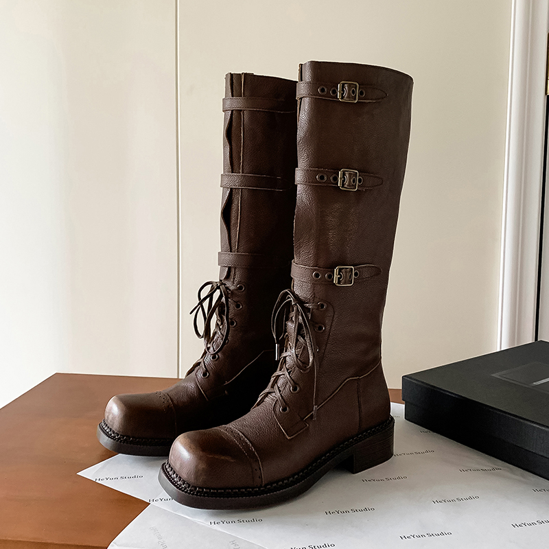 Arden Furtado レディース 本革 ニーハイブーツ - Leather Classic Strap のレビューと価格