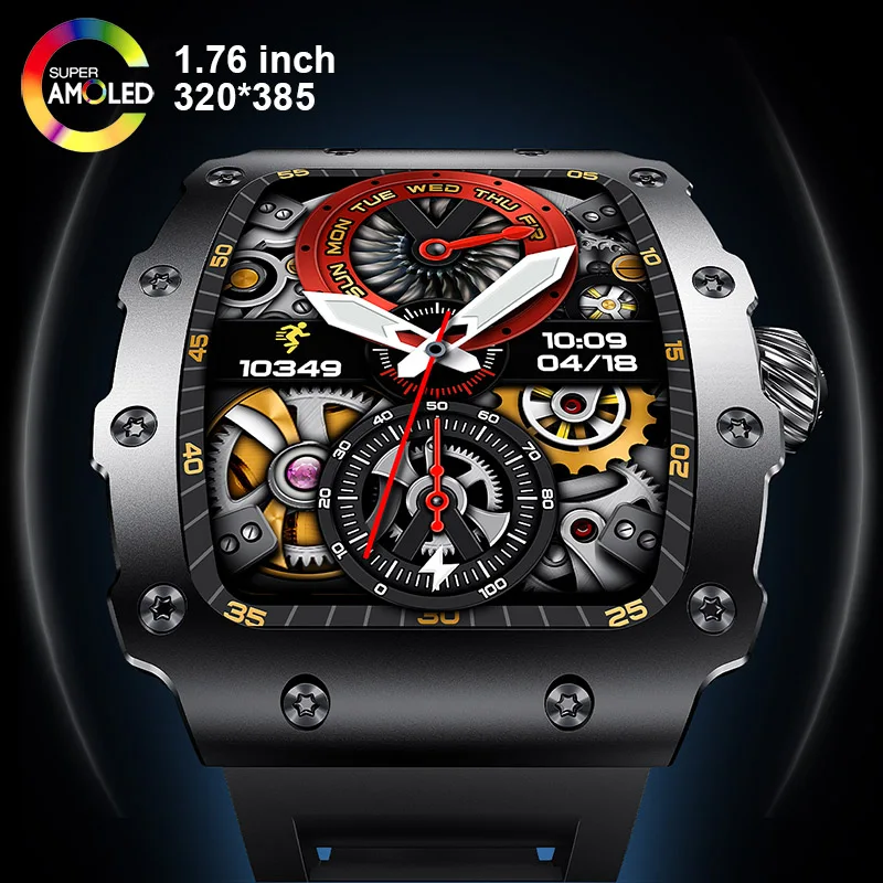 新トレンドスマートウォッチ 1.76インチ AMOLED 3 - Smartwatch Custom のレビューと価格